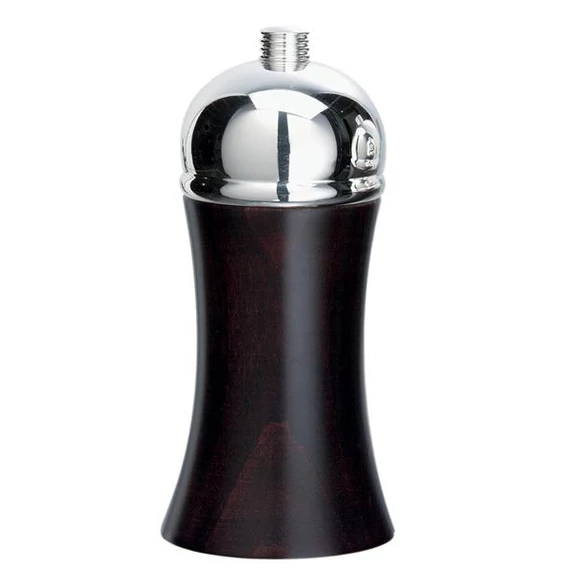 Salt mortar (24) ebony wood/silver, 11cm