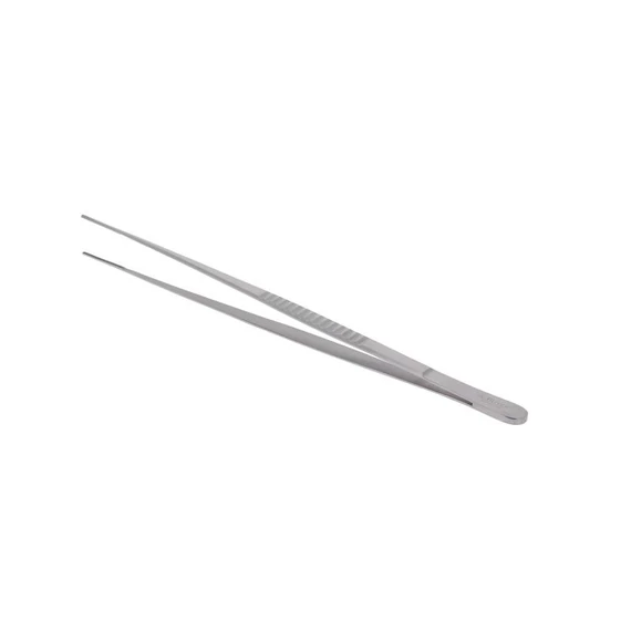 Kitchen tongs, stainless steel, straight, 30 cm