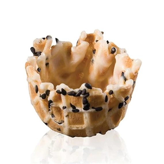 Ostyapohár salty, black sesame seeds 120 pcs/box