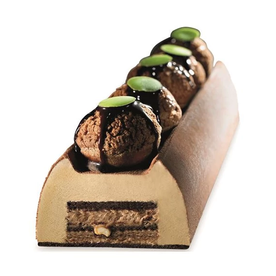 Kis "fond plat" bûche öntőforma