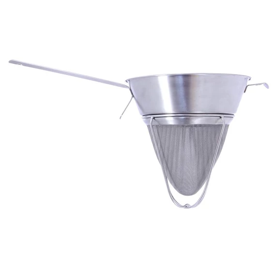 Rozsdamentes acél szűrő, ø22cm, magasság 23cm