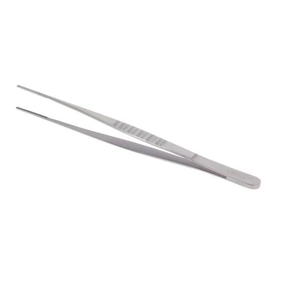Konyhai csipesz, inox, egyenes, 16cm