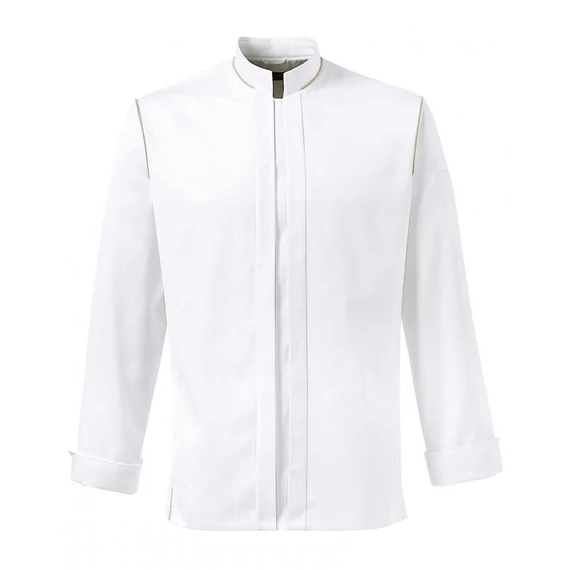 Benoit chef's jacket, white, long sleeves