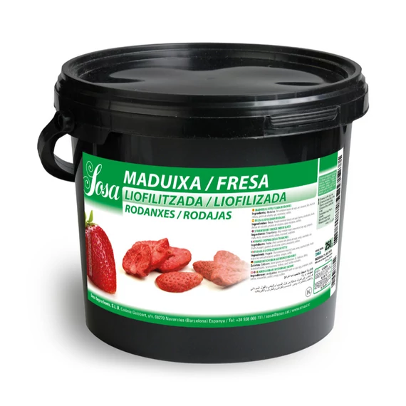 Liofilizált eper, szeletelt 5-7mm 250g