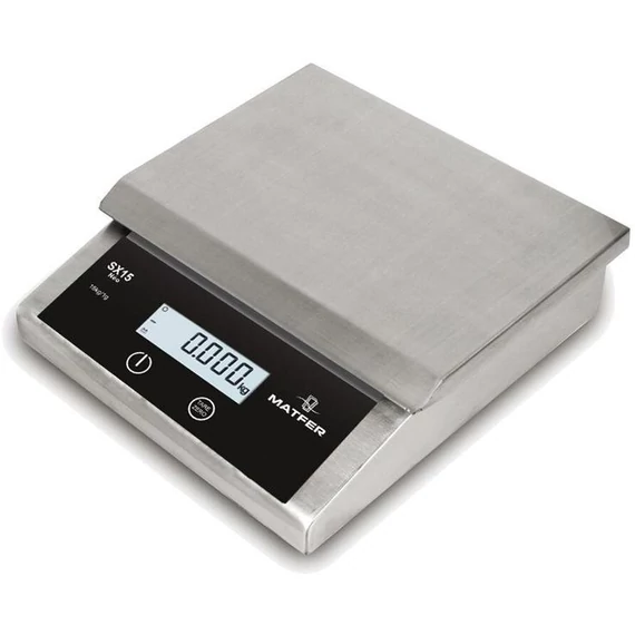Konyhai mérleg, rozsdamentes 15kg-ig /1g pontosság/