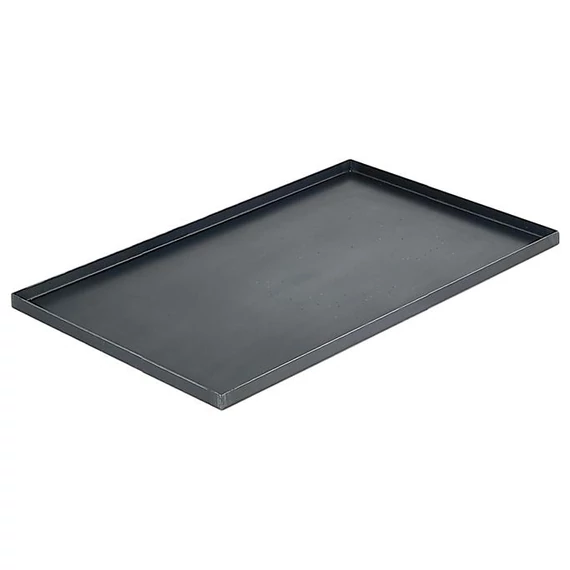 Blue steel baking tray, straight edge, GN1/1