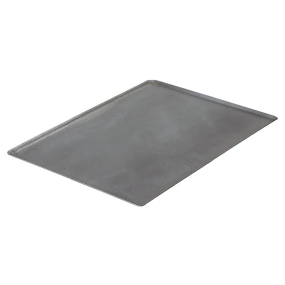 Steel baking tray with sloped edges, 60x40cm, 1.2mm thick