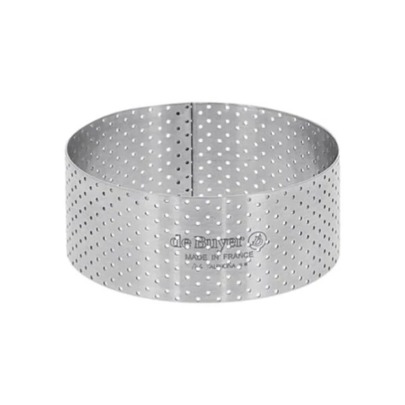 Perforated retaining ring -Ø10.5 H 3.5