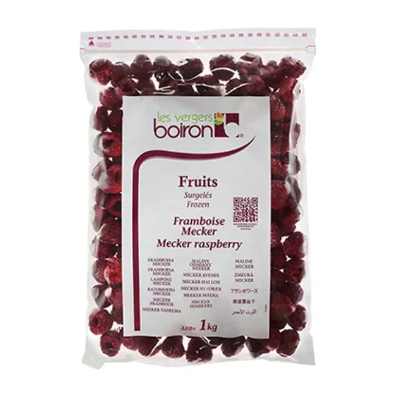 Whole raspberries IQF 500g