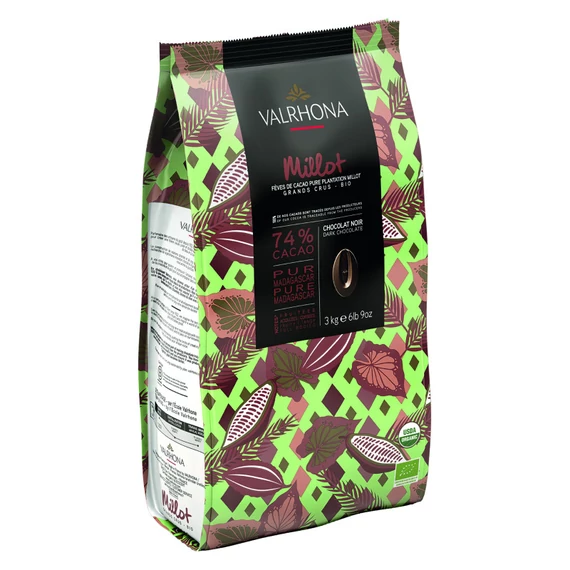 Millot 74% bio étcsokoládé 3kg