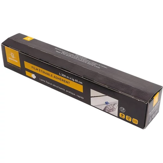 Konyhai PVC fólia 45cm, vágópengével 300m