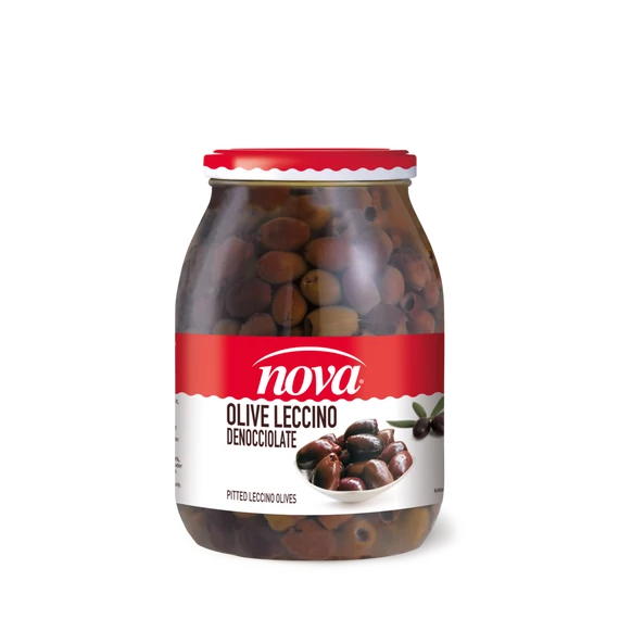 Leccino pitted olives /jar/ 950g