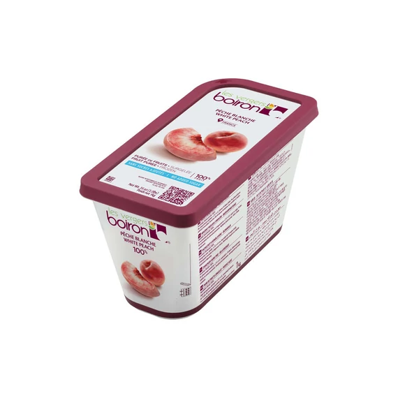 Őszibarack /fehér húsú/ püré 100% 1kg