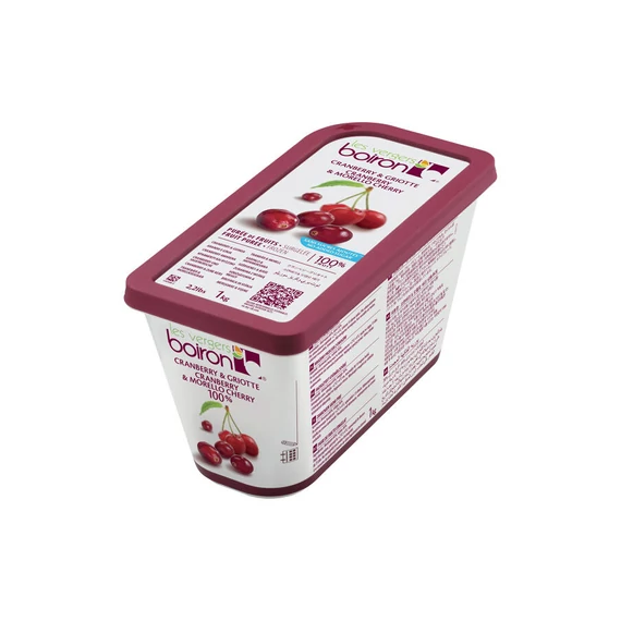 Cranberry and sour cherry puree 100% 1kg