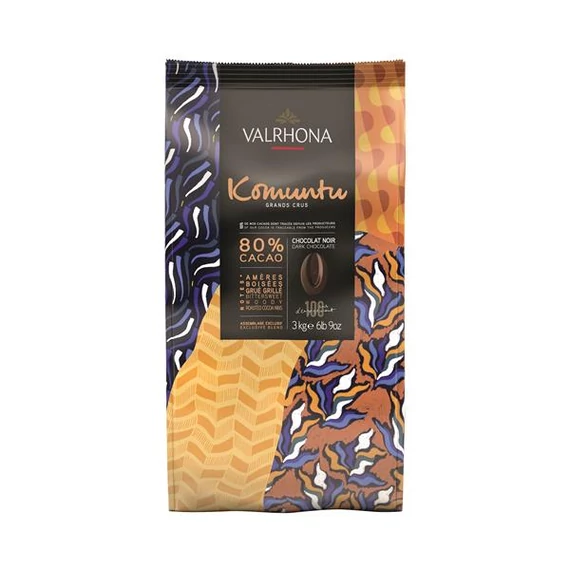 Komuntu 80% étcsokoládé 3kg