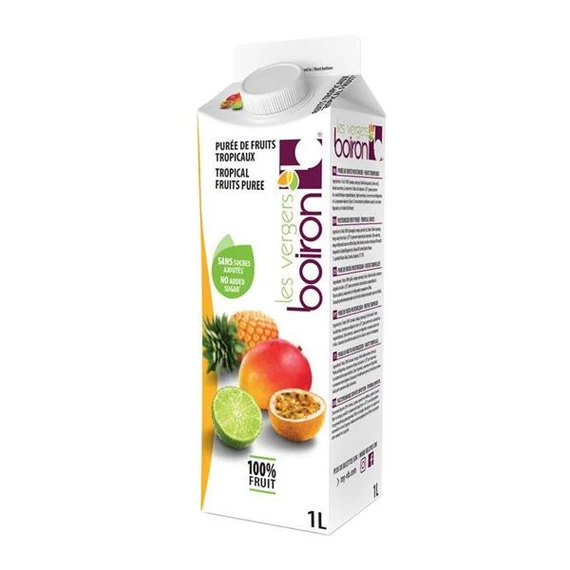 Trópusi gyümölcsök 100% püré /nem hűtendő/ 1L