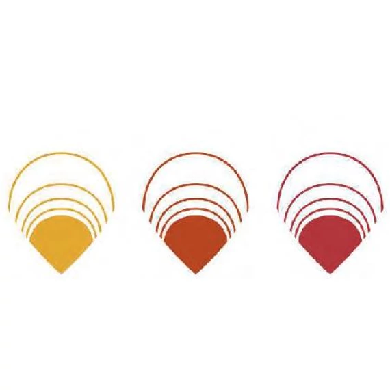 3 színű dekoratív háromszög csokoládé díszek