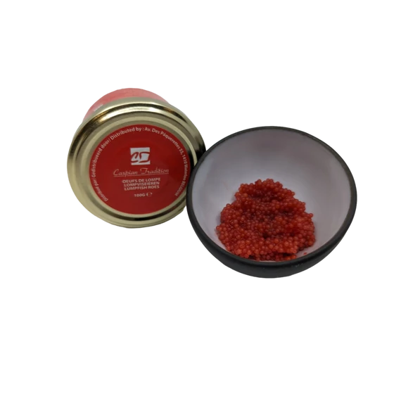 Tengeri nyúlhal (Lumpfish) ikra 100g, vörös, 12db/karton