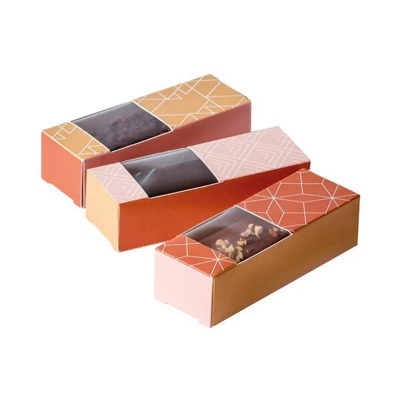 Box for chocolate bars, 3 colors/package /3x10 pieces/package/