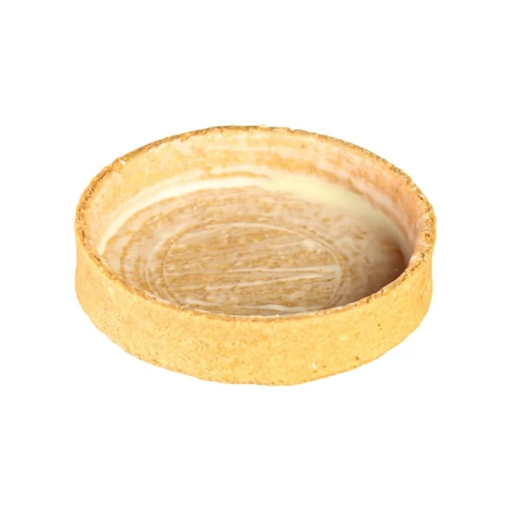 Oatmeal tart, round, large 80 mm x 17 mm - 45 pcs/box