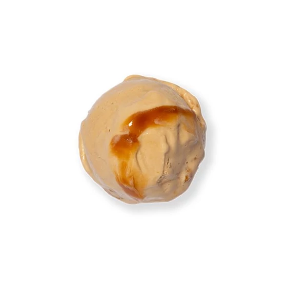 Guérande salted butter caramel ice cream, decorated 5L