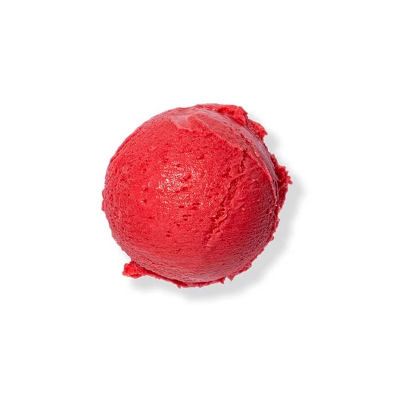 Licsi és málna sorbet, díszített 5L