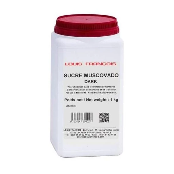 MUSCOVADO dark brown cane sugar 1 kg