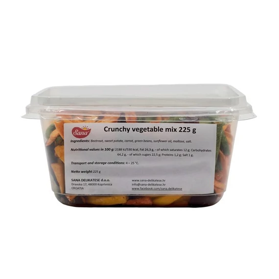 Szárított zöldség mix 225g