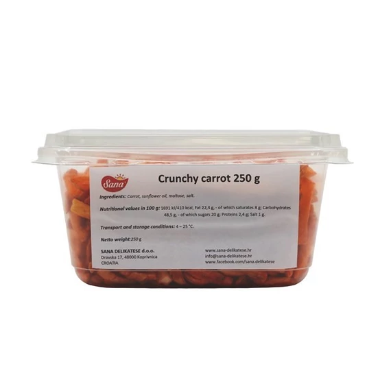Szárított sárgarépa 250g