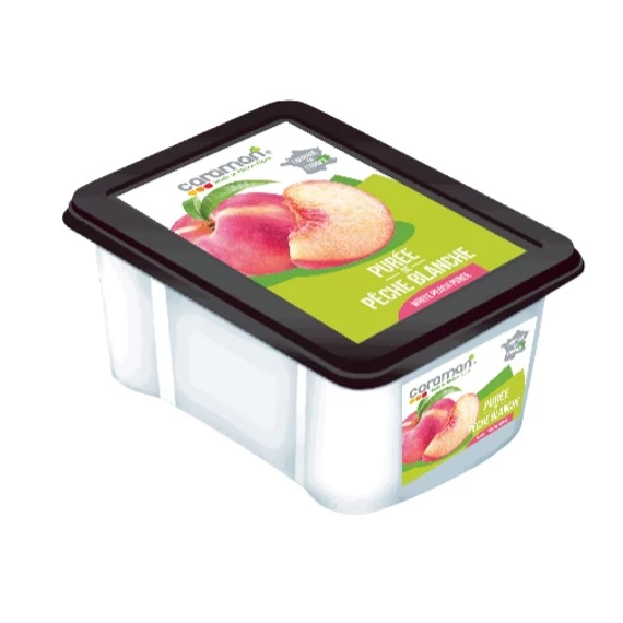 Caraman Fehér húsú őszibarack püré 1kg