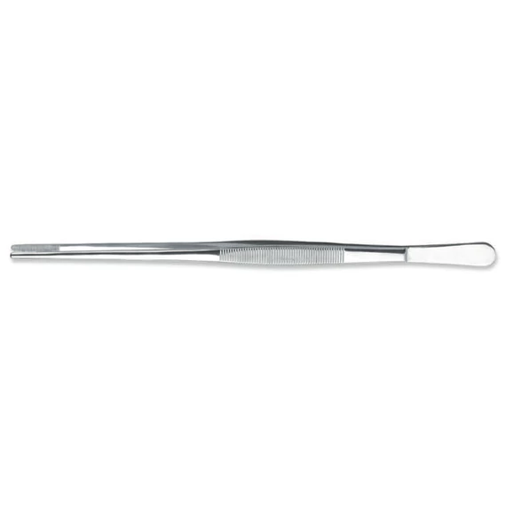 Konyhai csipesz, rozsdamentes acél, 30cm