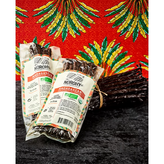 Madagaszkári bourbon vanília rúd /Norohy/ 250g