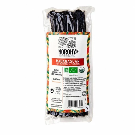 Madagaszkári bourbon vanília rúd /Norohy/ 250g