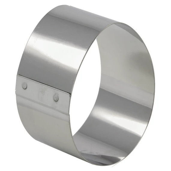 Kiszúró forma ovális, inox, 80x60x40mm