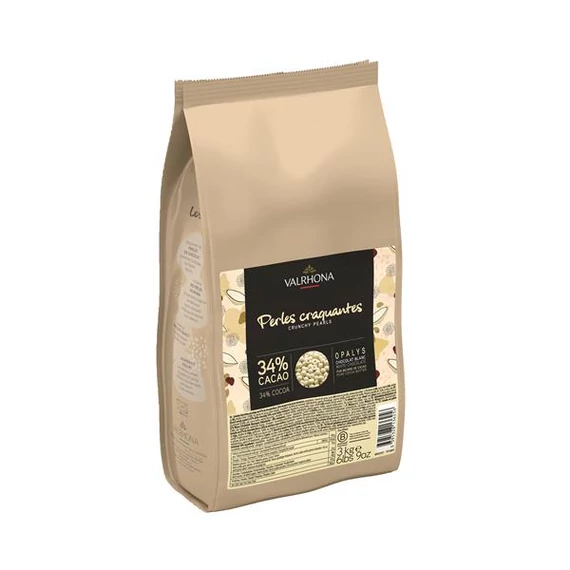 Opalys ropogós fehércsokoládé gyöngyök 3kg