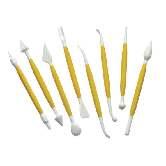 Marzipan mold set, 8 pieces