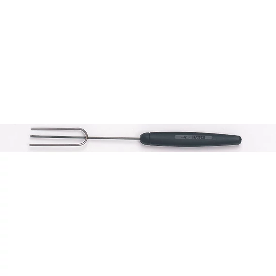 Serving fork with 3 prongs, stainless steel