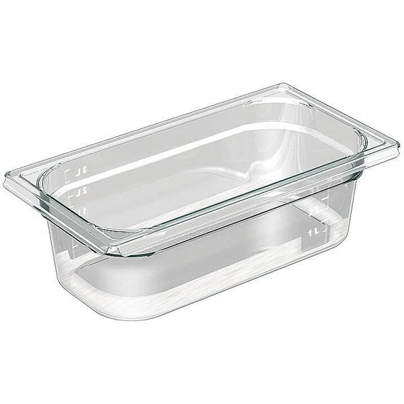 Cristal+ GN 1/3 tárolóedény 10 cm magas, 3L