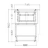Kép 3/3 - Ice King 4-tub ice cream display counter